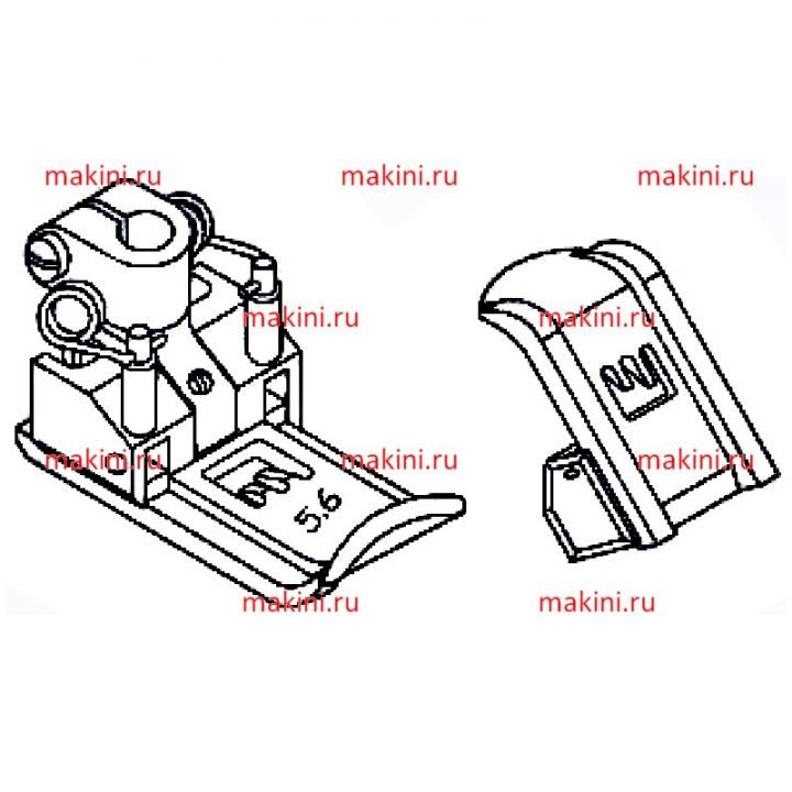 257300A48 прижимная лапка Kwokhing двухигольная