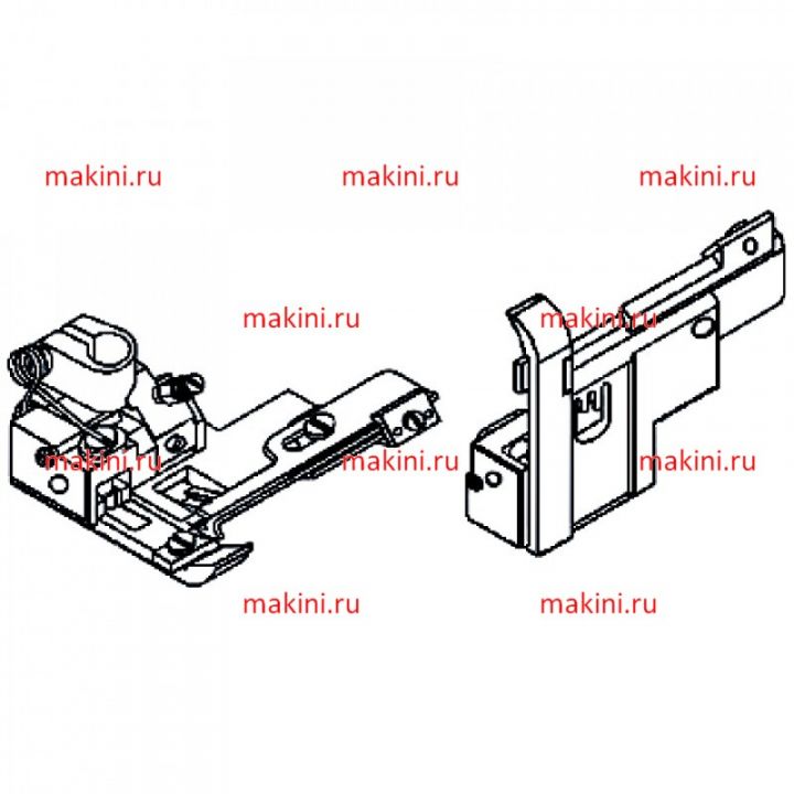 257318A48 прижимная лапка Kwokhing трехигольная