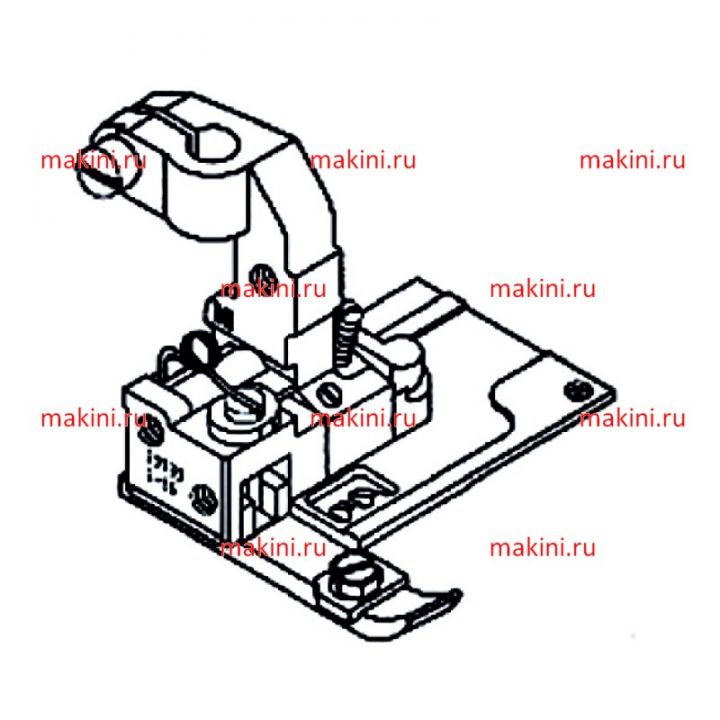 257358-64 прижимная лапка Kwokhing двухигольная