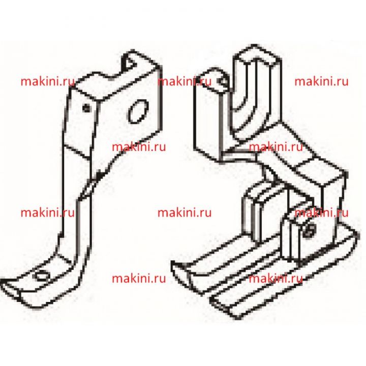 B1524-141-H00 Прижимная лапка + B1525-141-HA0 лапка Kwokhing