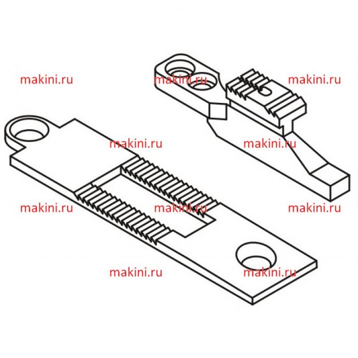 KH1245-NP/FD Kwokhing игольная пластина