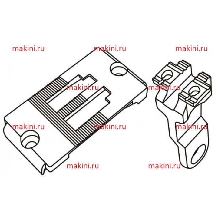 KH1296-NP/FD-12 Kwokhing игольная пластина 12 мм