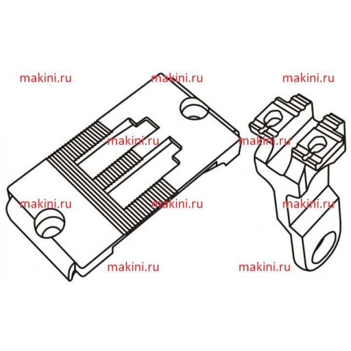 KH1296-NPT/FDT-5 Kwokhing игольная пластина 5 мм