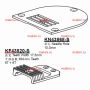 KN43868-S игольная пластина & KF43820-S   Kwokhing