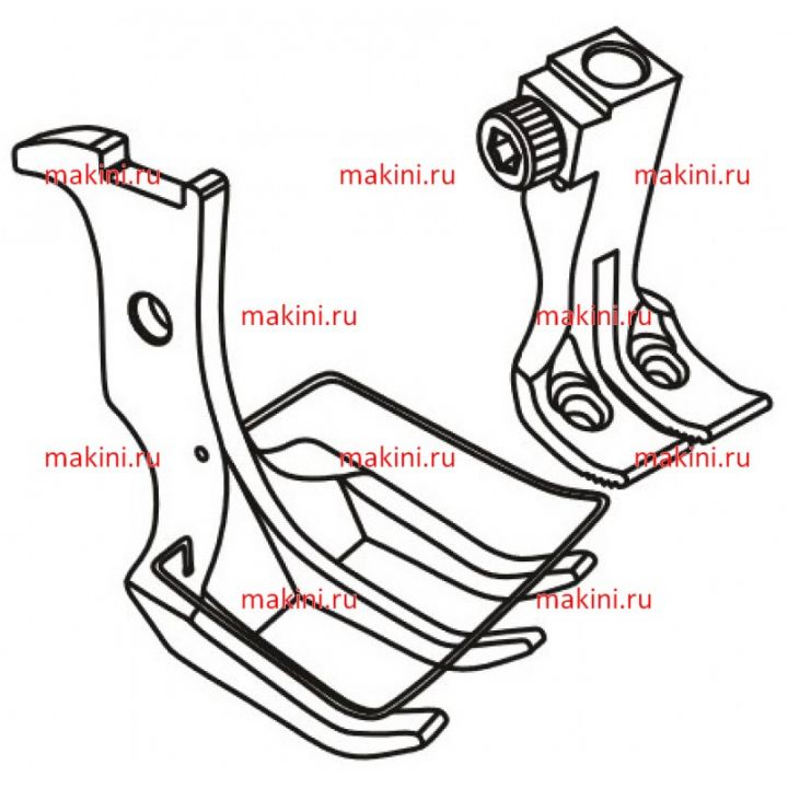KP1560CG-14 Kwokhing лапки 14 мм