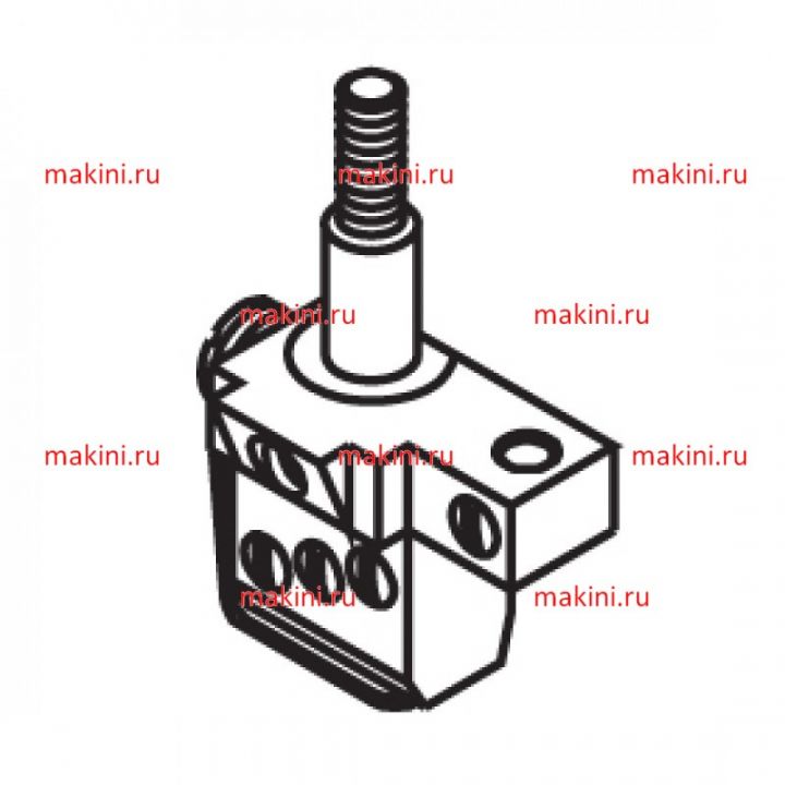 M4364 игольный зажим Kwokhing трехигольный 6.4 мм