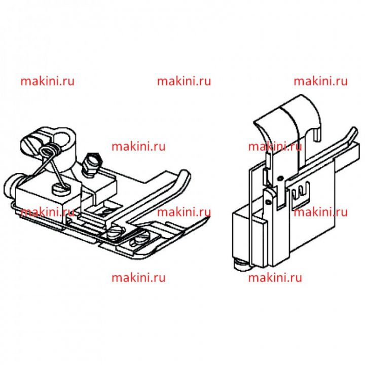Y95314 прижимная лапка Kwokhing двухигольная 4.0 мм